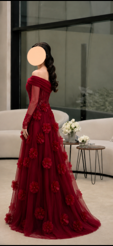 فستان سهره احمر روزي ♥️