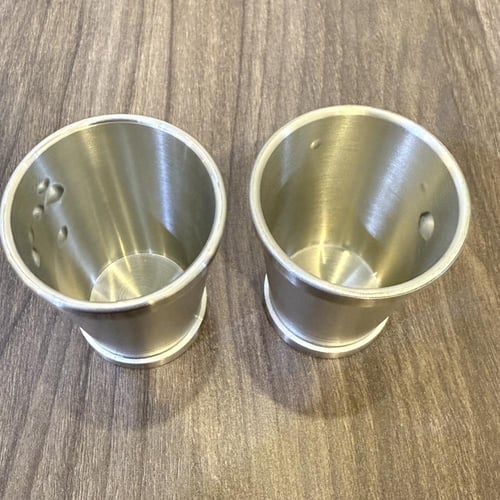 طقم أكواب من قصدير النقي سنغافوري