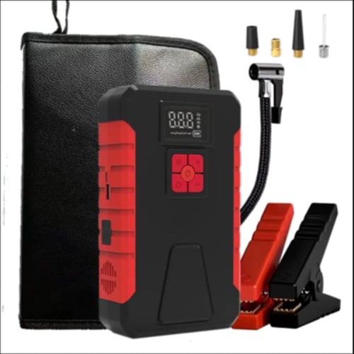 جهاز تشغيل السيارة بنك طاقة محمول 12 فولت مع ضاغط...