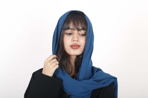 طرحه قماش كوري أزرق