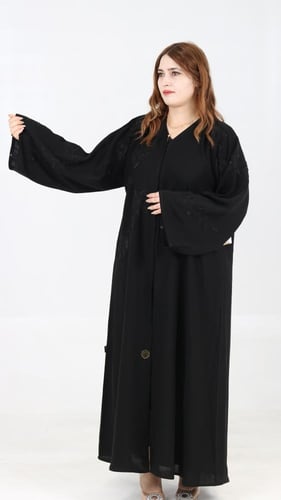 عباية طقم أزهار جمانة