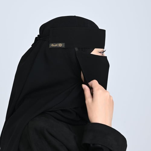 نقاب مقوي قصير مطاط قصير