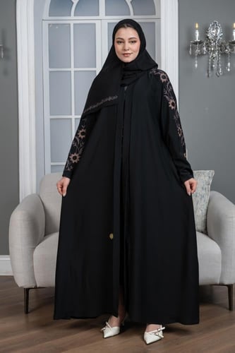 عباية شغل اري كتف ملون