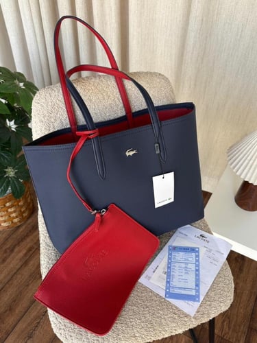 شنطة لاكوست سله دبل فيس