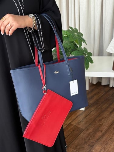 شنطة لاكوست سله دبل فيس