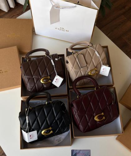 Leather Coach bag, Al-Haba