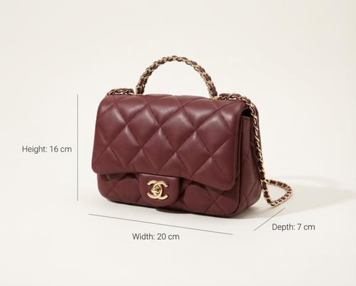 شنطة شانيل مع الملحقات