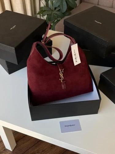 شنطة سان لوران شتوي مخمل