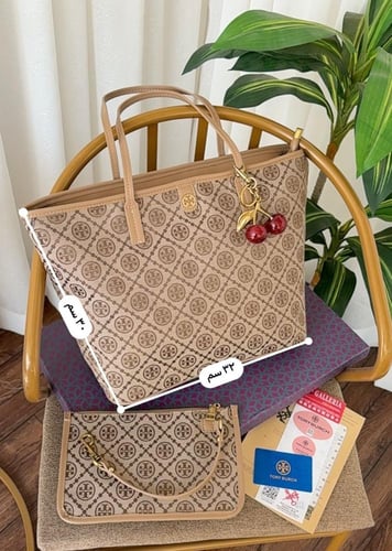 شنطة توري بورش مع بوك صغير سحاب