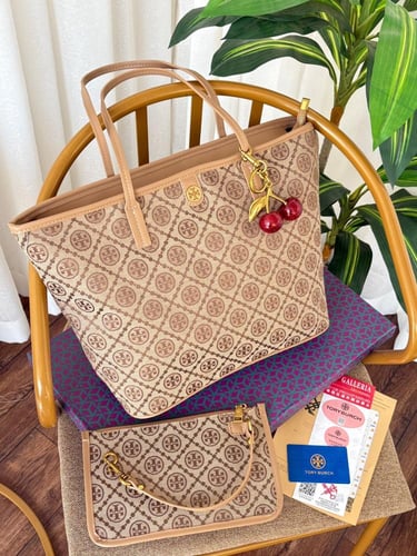 شنطة توري بورش مع بوك صغير سحاب