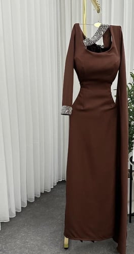 فستان الهبه موكا