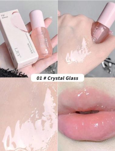 جلوس شفاه شفاف LJUY Crystal Glass – ترطيب ولمعان زجاجي يدوم