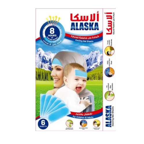 ألاسكا رقعات هلامية مبردة - 6 رقعات للأطفال والبال...