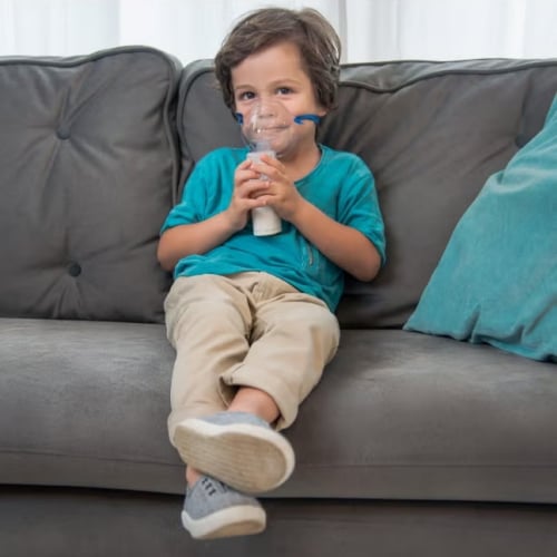 بخاخ تنفس مايكرو اير بغطاء شبكي محمول U100 من اومر...