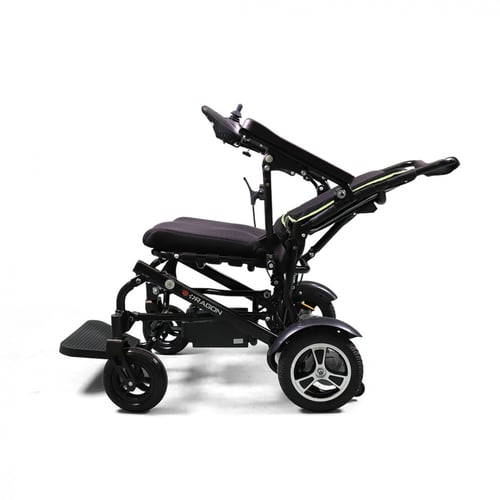 كرسي كهربائي خفيف الوزن قابل للطي 51 سم - مقعد فوم...