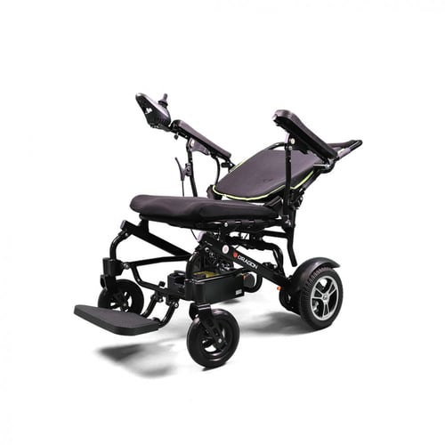 كرسي كهربائي خفيف الوزن قابل للطي 51 سم - مقعد فوم...