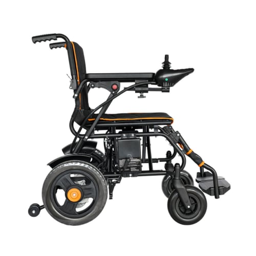 كرسي متحرك كهربائي خفيف الوزن قابل للطي مقاس 56