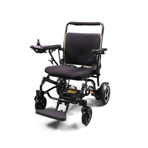 كرسي كهربائي خفيف الوزن قابل للطي 51 سم - مقعد فوم...