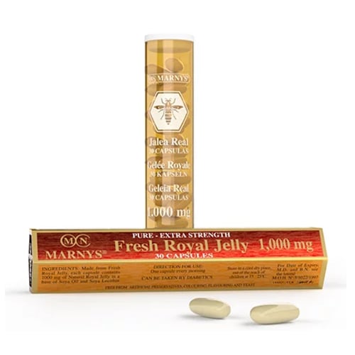 مارنيز غذاء ملكات النحل الطازج 1000 مجم – كبسولات...