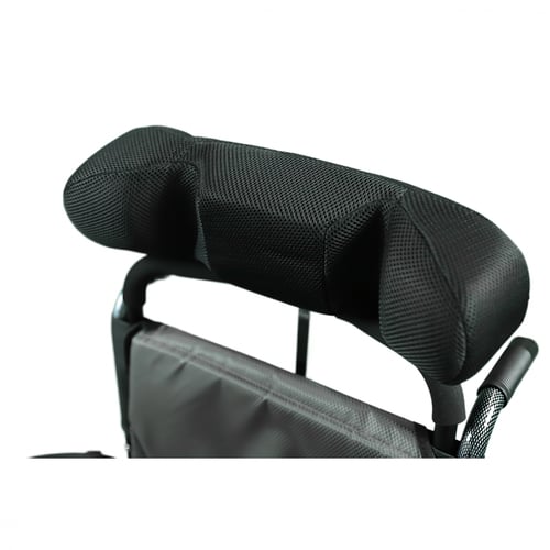 كرسي كهربائي ألومنيوم بظهر متحرك وساند رأس