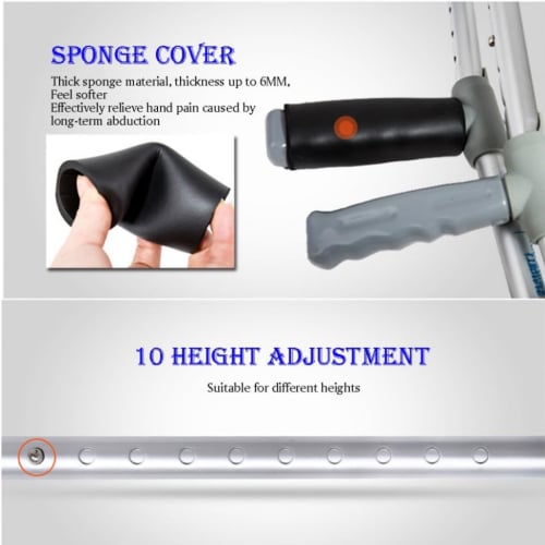 عكاز مرفقي (دعامة ذراع) – دعم فائق وتصميم عملي قاب...