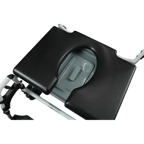 كرسي حمام عريض كفرات خلفية صغيرة - 51 سم