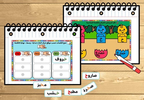 كتيب حرف ( خ )