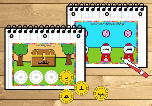 المجموعة الثانية لكتيبات الحروف الهجائية المخفضة م...