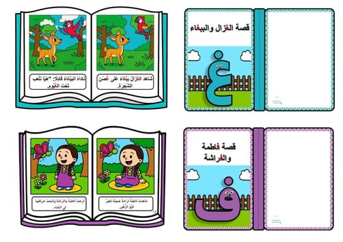 قصص الحروف الهجائية المخفضة