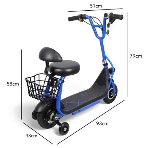 سكوتر كهربائي للاطفال 36 فولت شاحن سريع مقاس 8