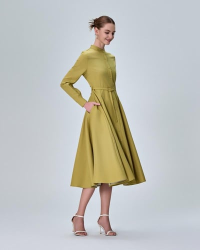 فستان مميز بحزام