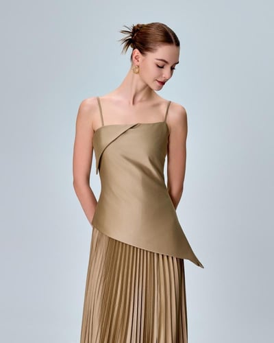 فستان بقصة كسرات