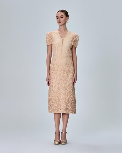 فستان بتفاصيل مميزة