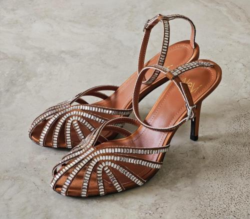 Alevi Milano Crystal Embellished Heels
