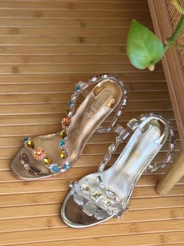 Christian Louboutin Crystal Embellished Heeled Sandals