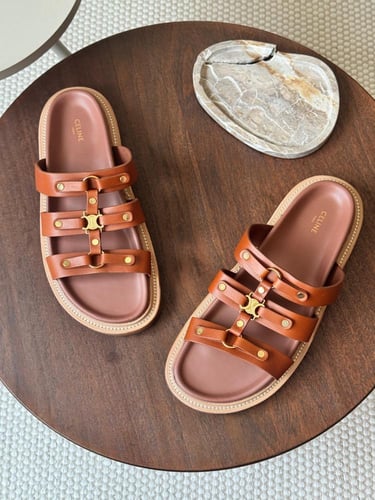 CELINE Flat Strap Sandals
