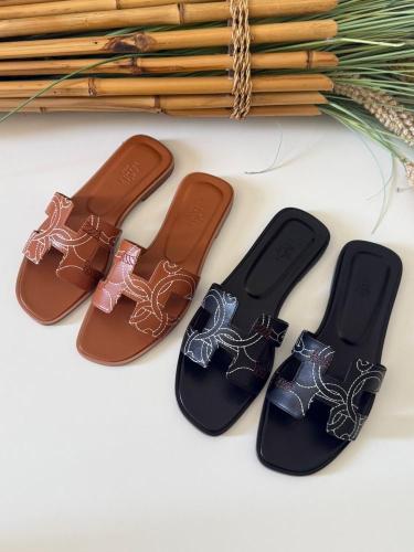 Hermès Chypre Stitch Sandals