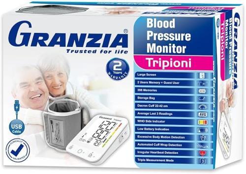 Granizia Tripioni blood pressure monitor TBM-2083