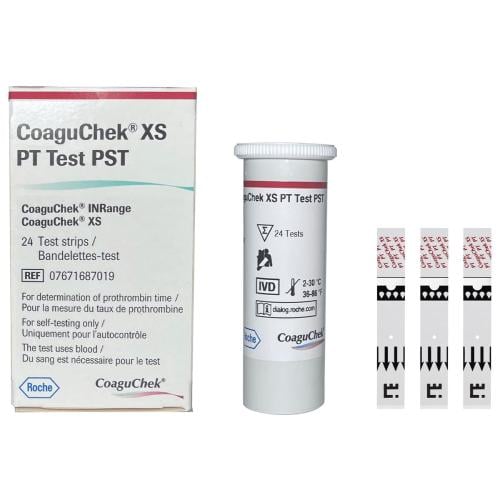COAGUCHEK PT TEST PST XS strips