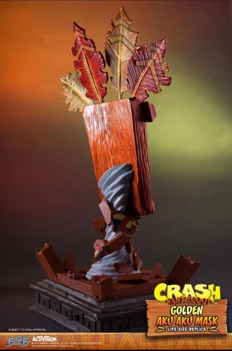 ‏Golden Aku Aku Mask (Crash Bandicoot)– كراش - Lif...