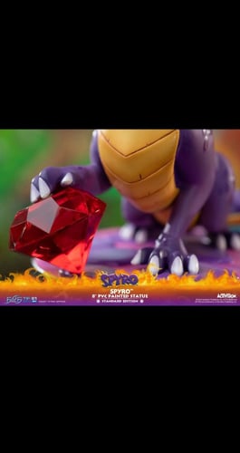 سبايرو - Spyro – 8” PVC Painted Statue ‏First 4 Fi...