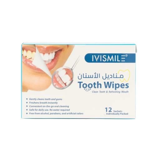 IVISMILE TOOTH WIPES -12 SACHET