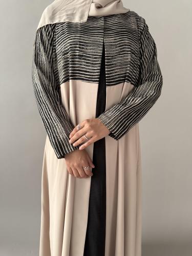 A4 Striped Beige