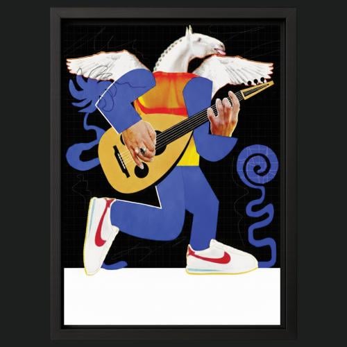 Rock and oud- Framed Poster