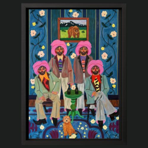لوحة pink hats