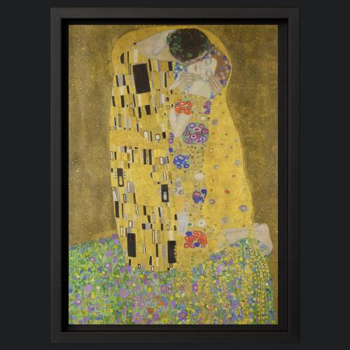 The painting The Kiss by Gustav Klimt 1907-1908