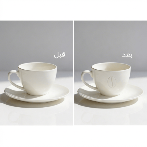 كوب اسبريسو ابيض من CARVÉ