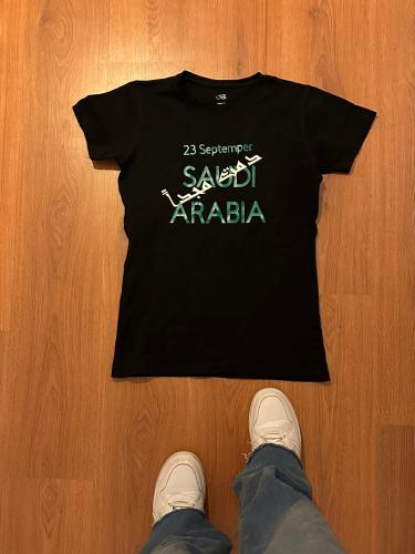 National Day T-shirt with luminous vinyl