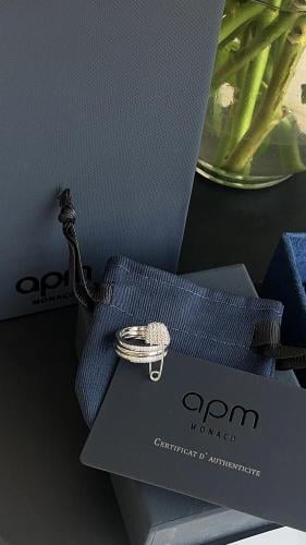 خاتم apm فضي مع ملحقاته