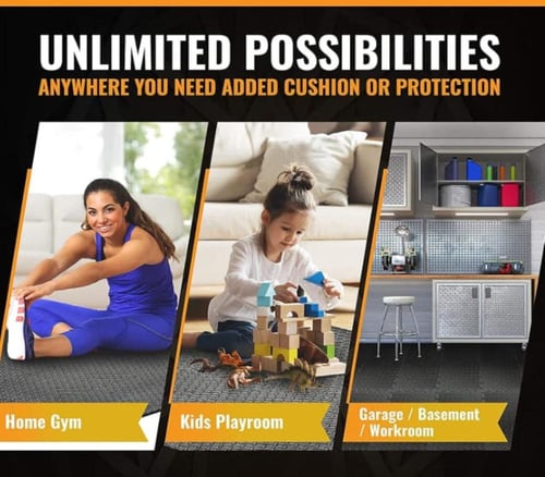 سجادة اسفنج ارضية متشابك